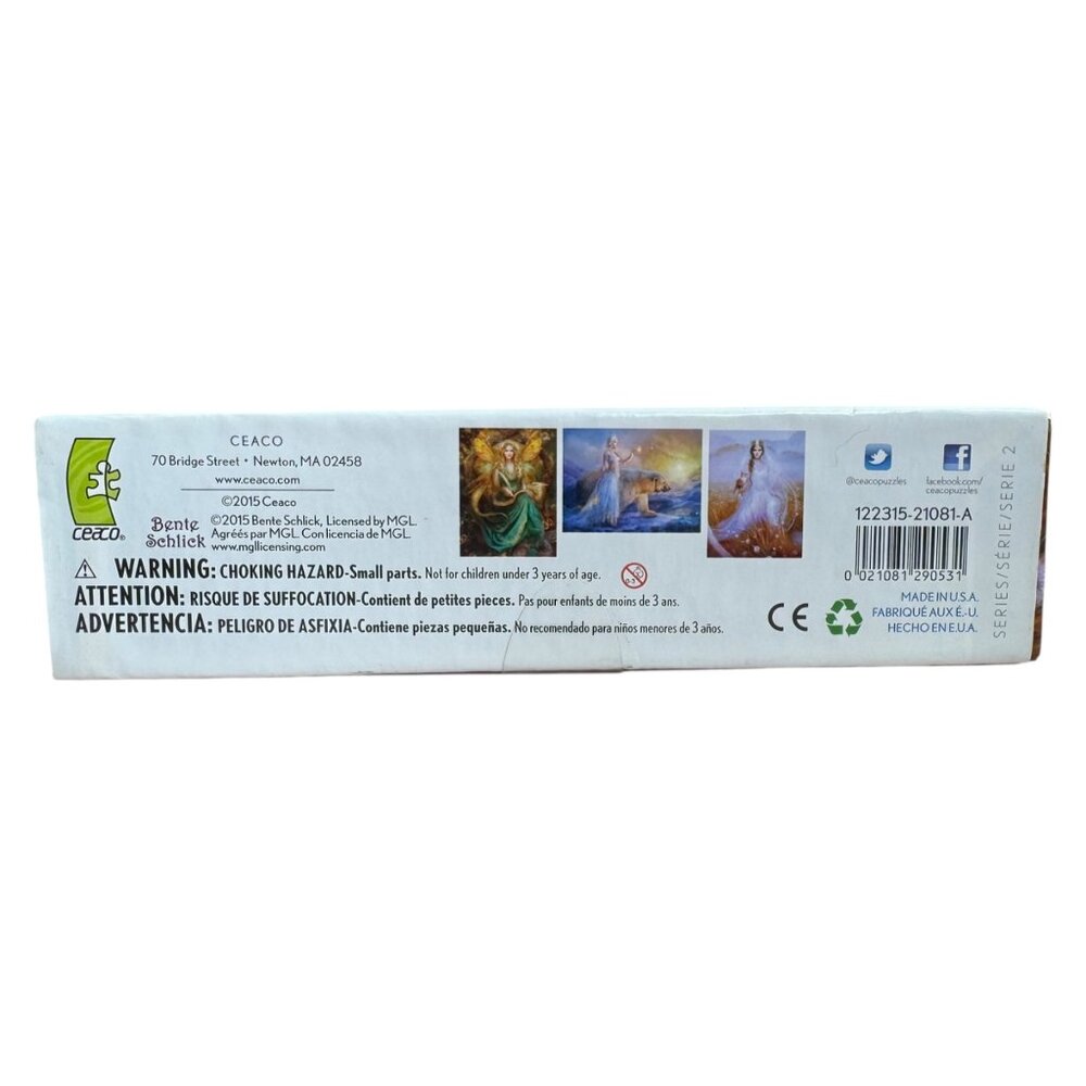 NEW 750 Piece Fairyland Jigsaw Puzzle Ceaco Fantasy Artwork Series 2 Made in USA - Picture 6 of 7